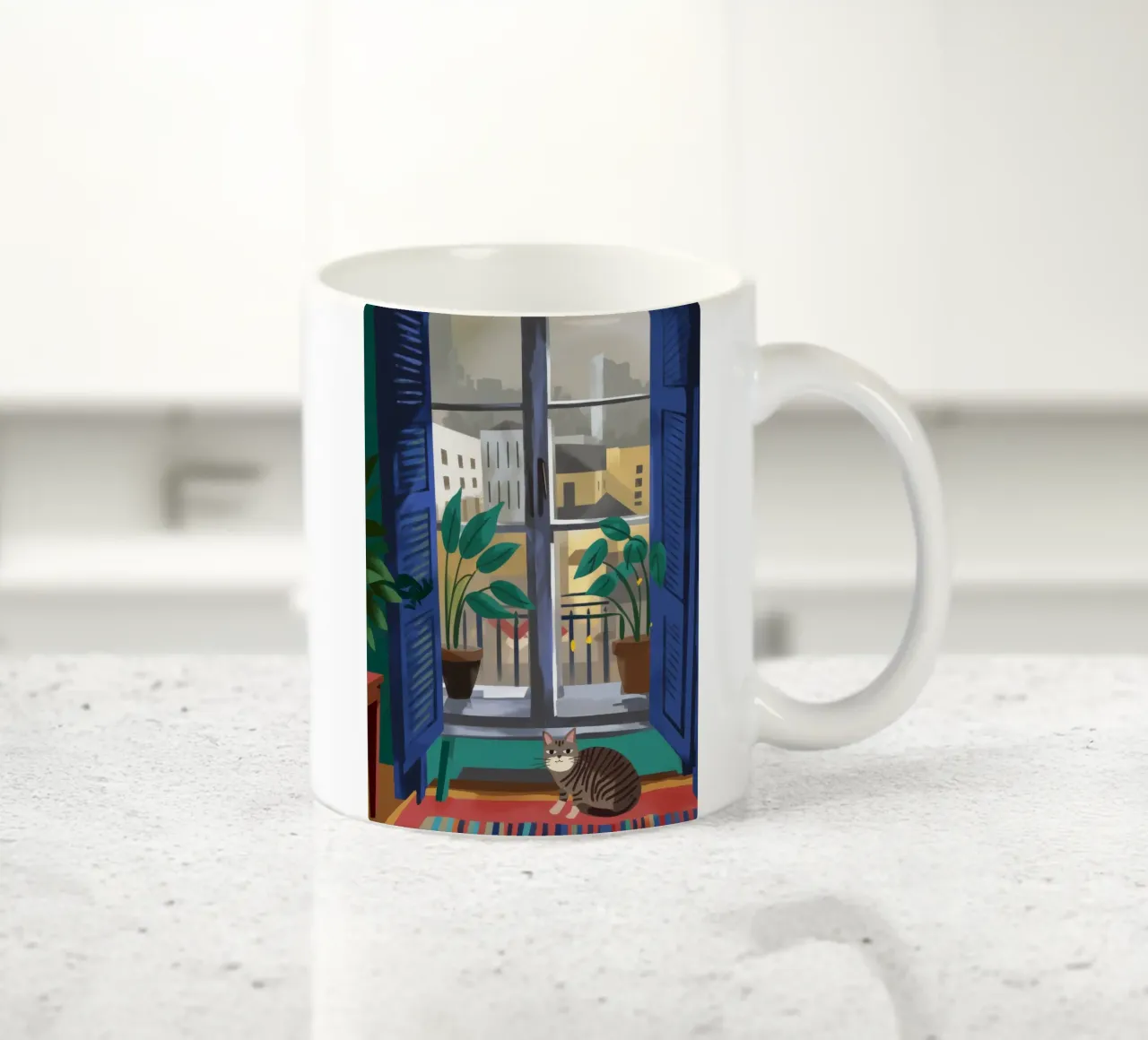 Calma urbana tazza in ceramica da Artie Shifa
