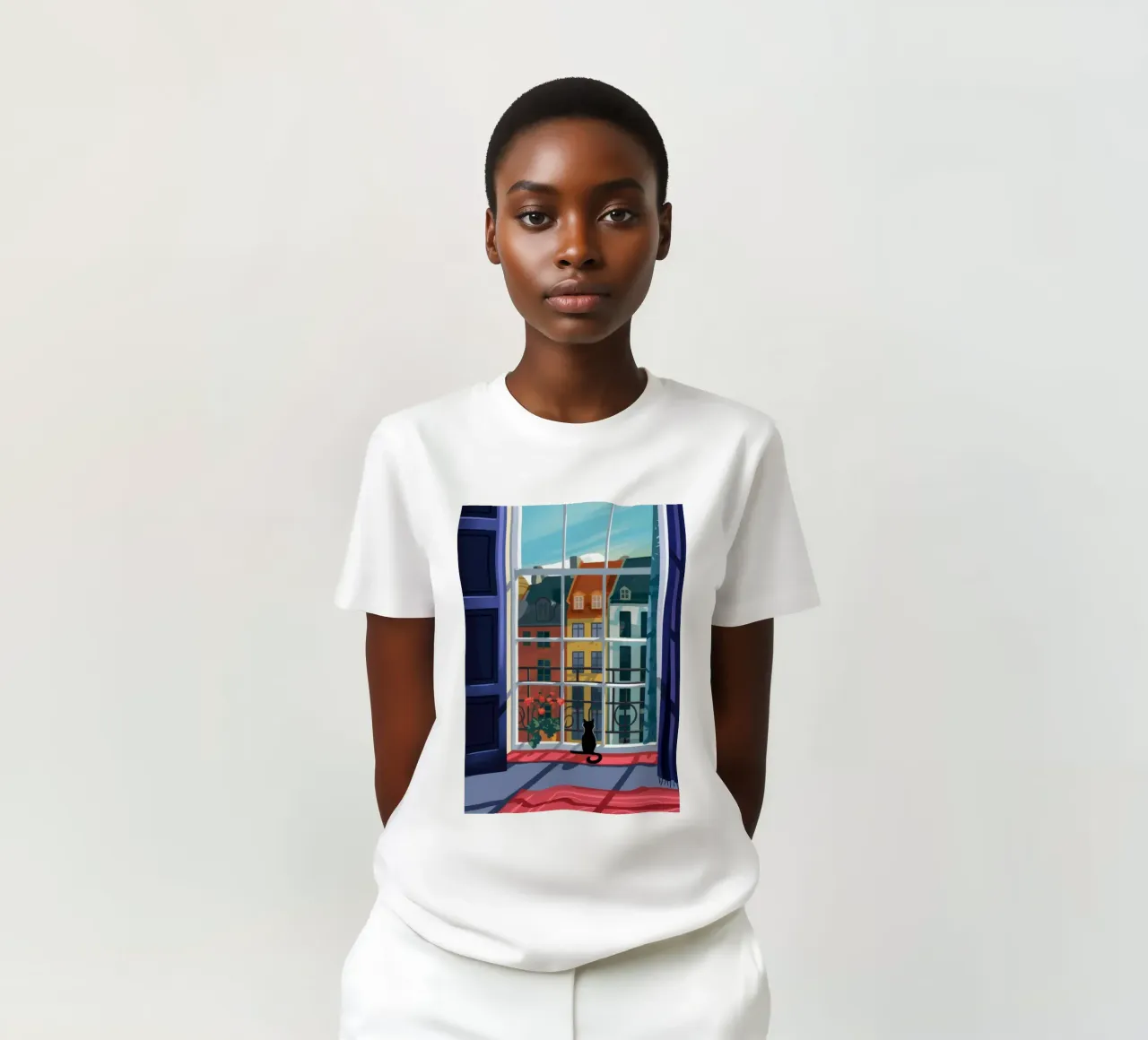 Urban Scene t-shirt by Artie Shifa