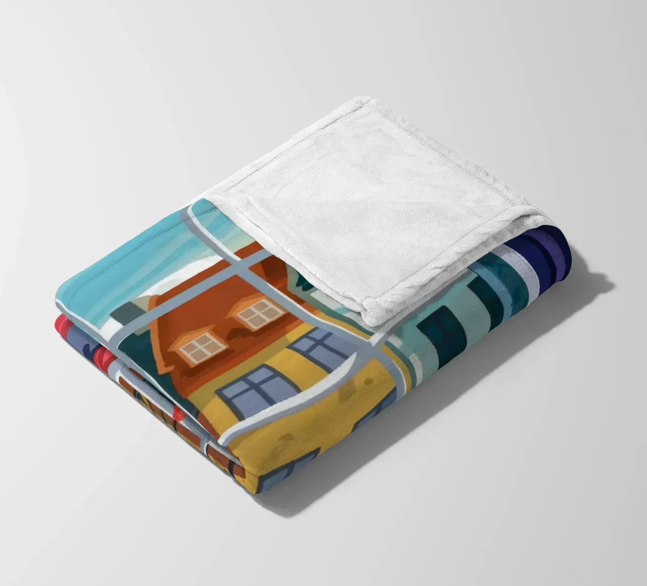 Scena urbana coperta in pile da Artie Shifa