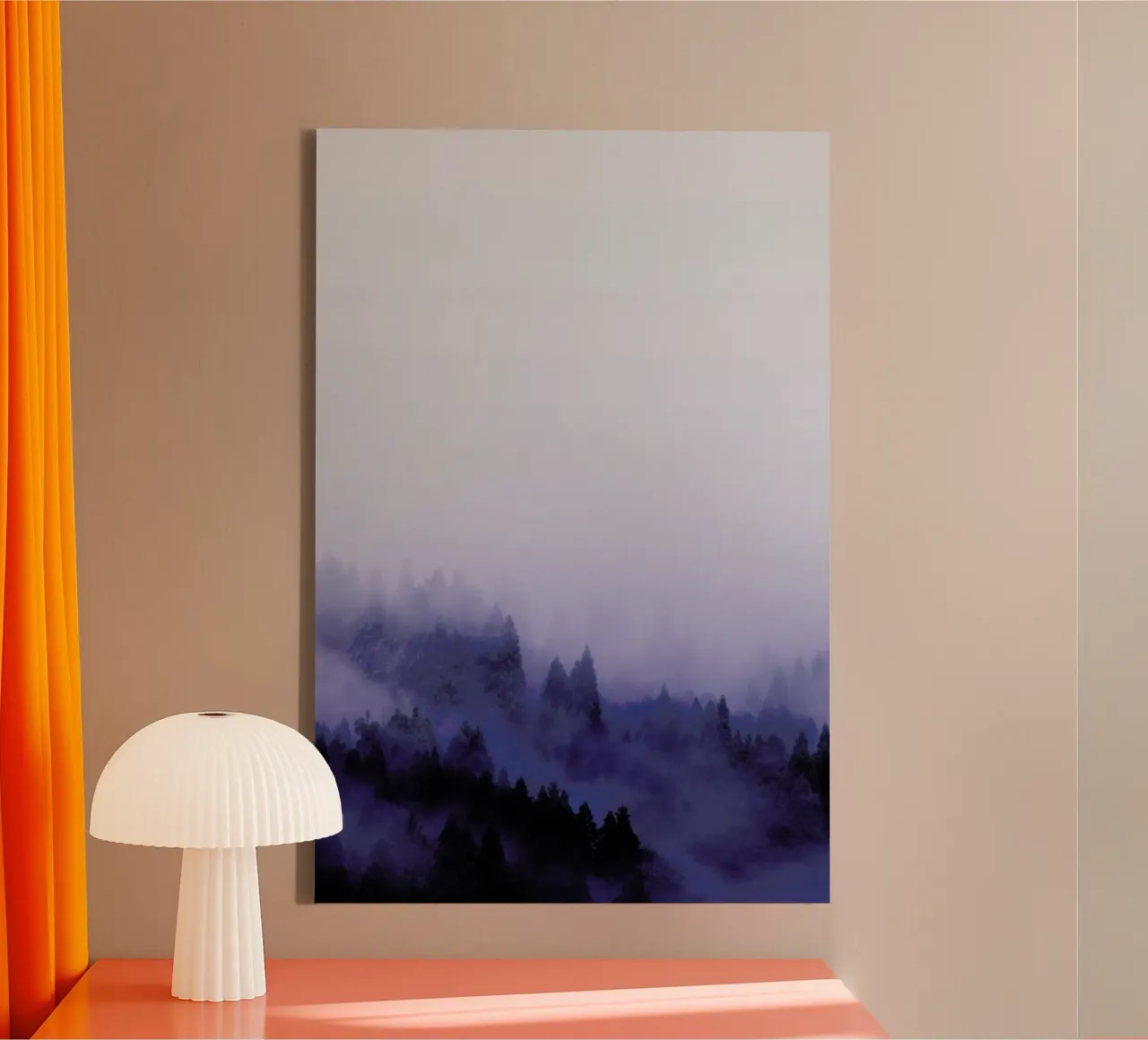 Bluescape No. 2 tela con Cornice a cassetta da typealive