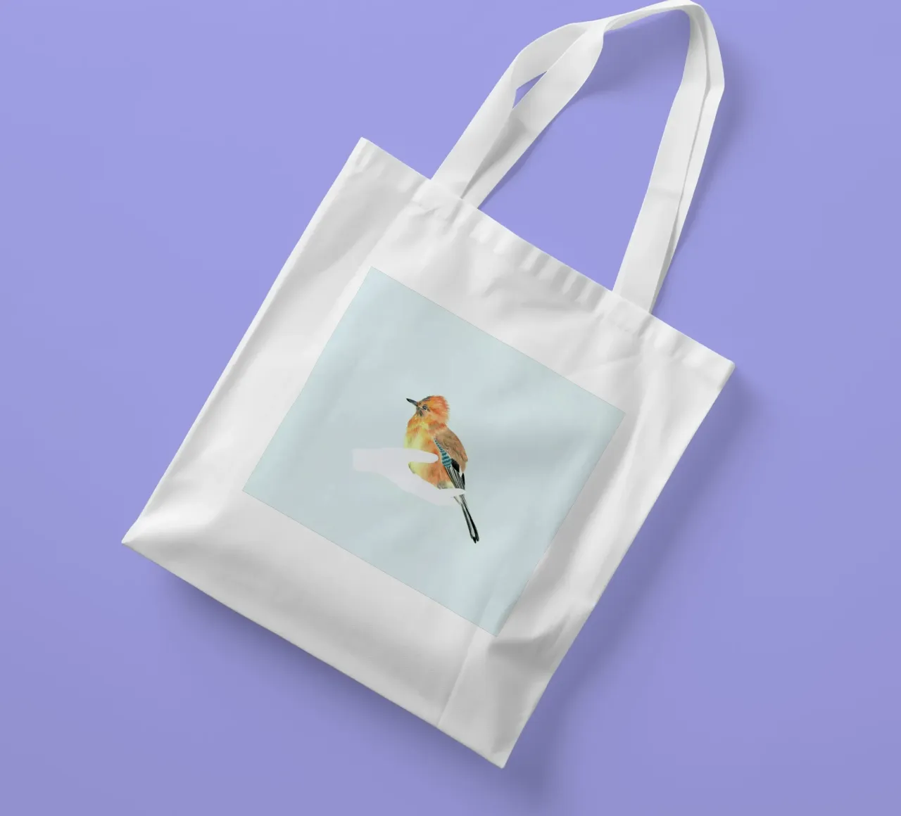 A Friend in My Hand 2 borsa in juta da youdesignme