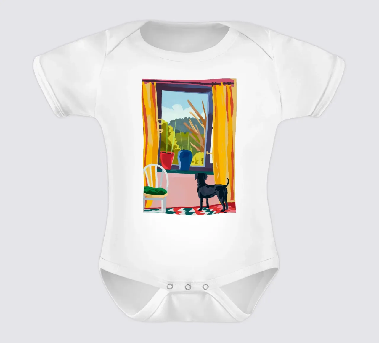 Vue de la fenêtre body bébé de Artie Shifa