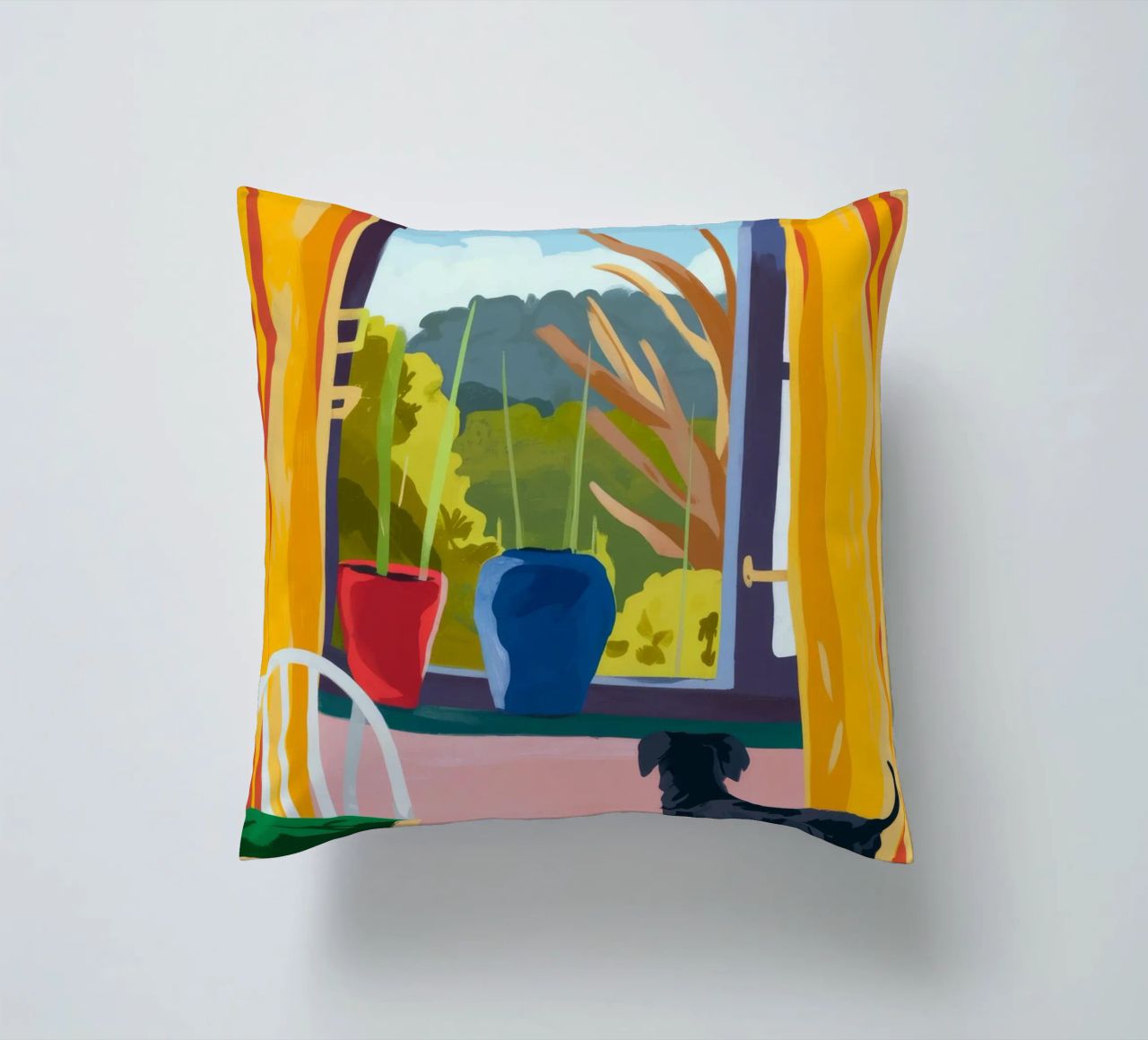 Vue de la fenêtre coussin de Artie Shifa