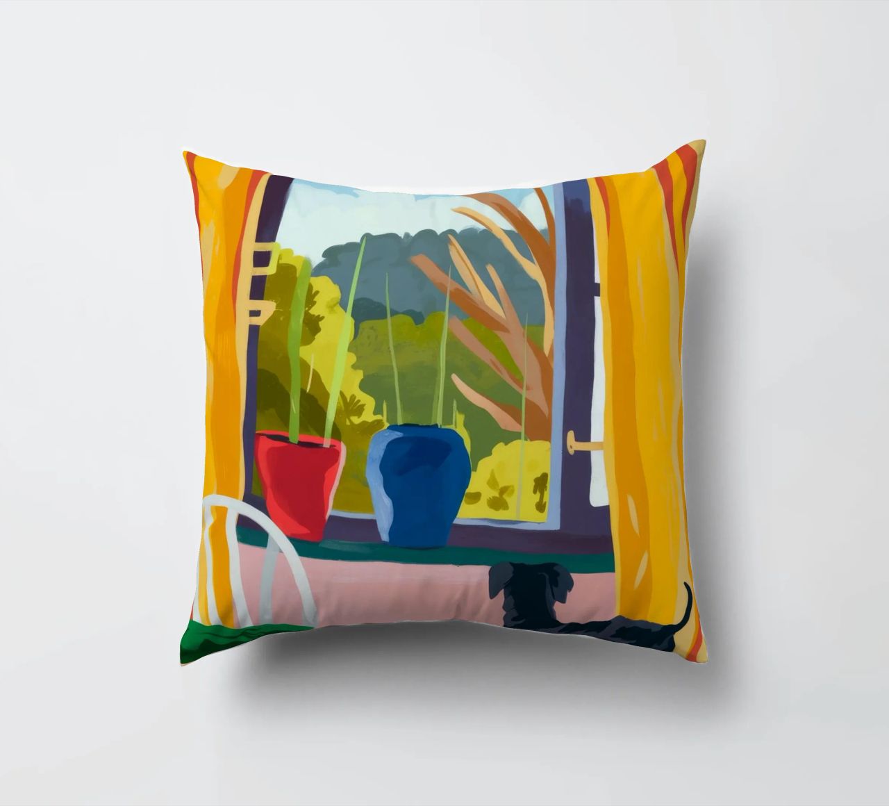 Vue de la fenêtre coussin de Artie Shifa