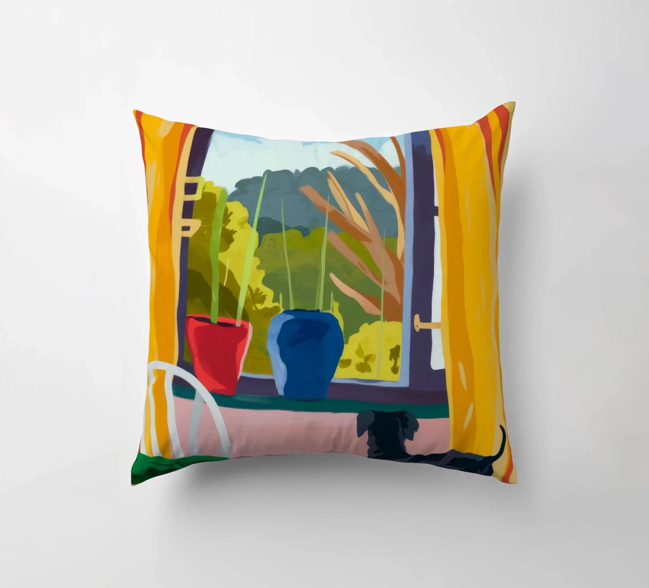 Vue de la fenêtre coussin de Artie Shifa