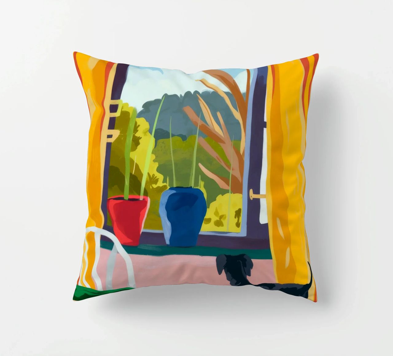 Vue de la fenêtre coussin de Artie Shifa