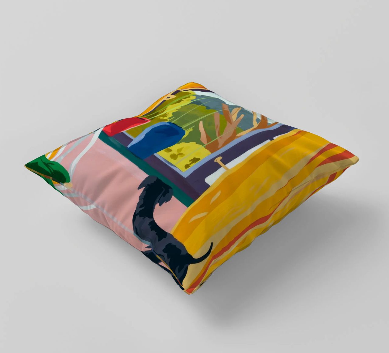 Vue de la fenêtre coussin de Artie Shifa