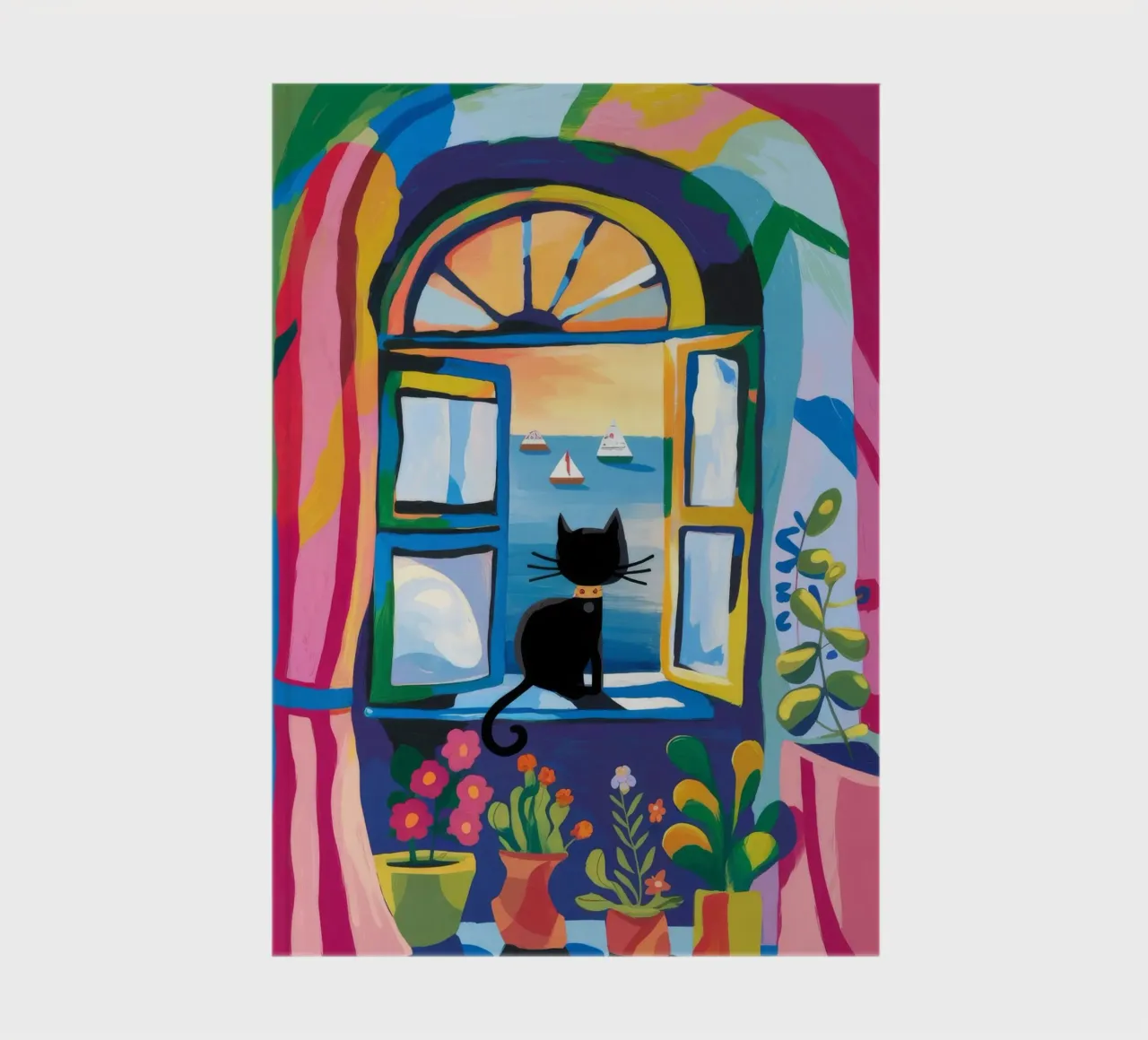 Window Whimsy notebook by Artie Shifa