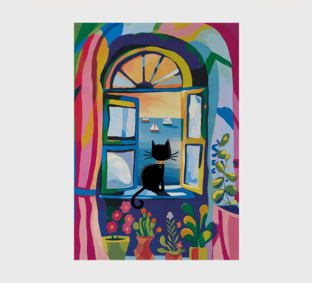 Window Whimsy notebook by Artie Shifa