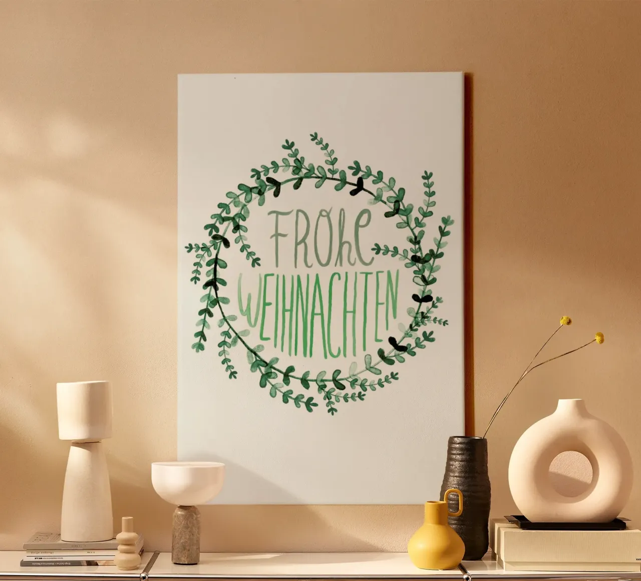 Evergreen No. 3 tela con Cornice a cassetta da typealive