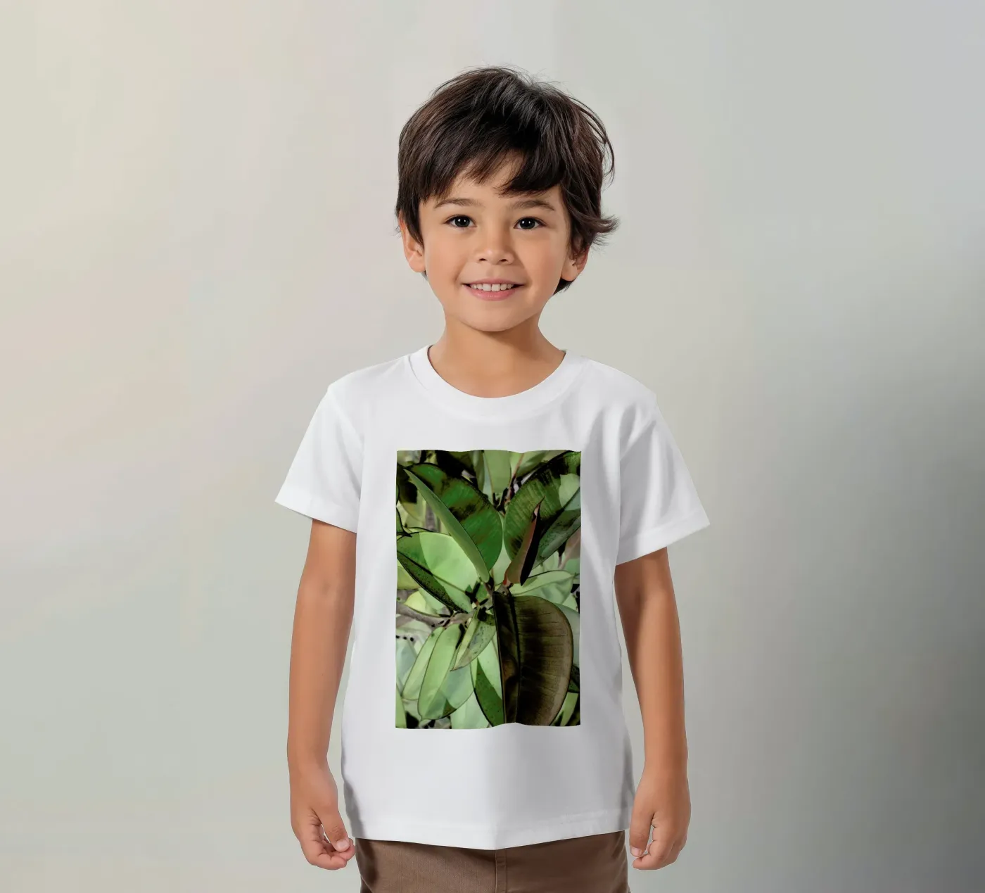 Ficus Elastica t-shirt bambini da Shot By Clint