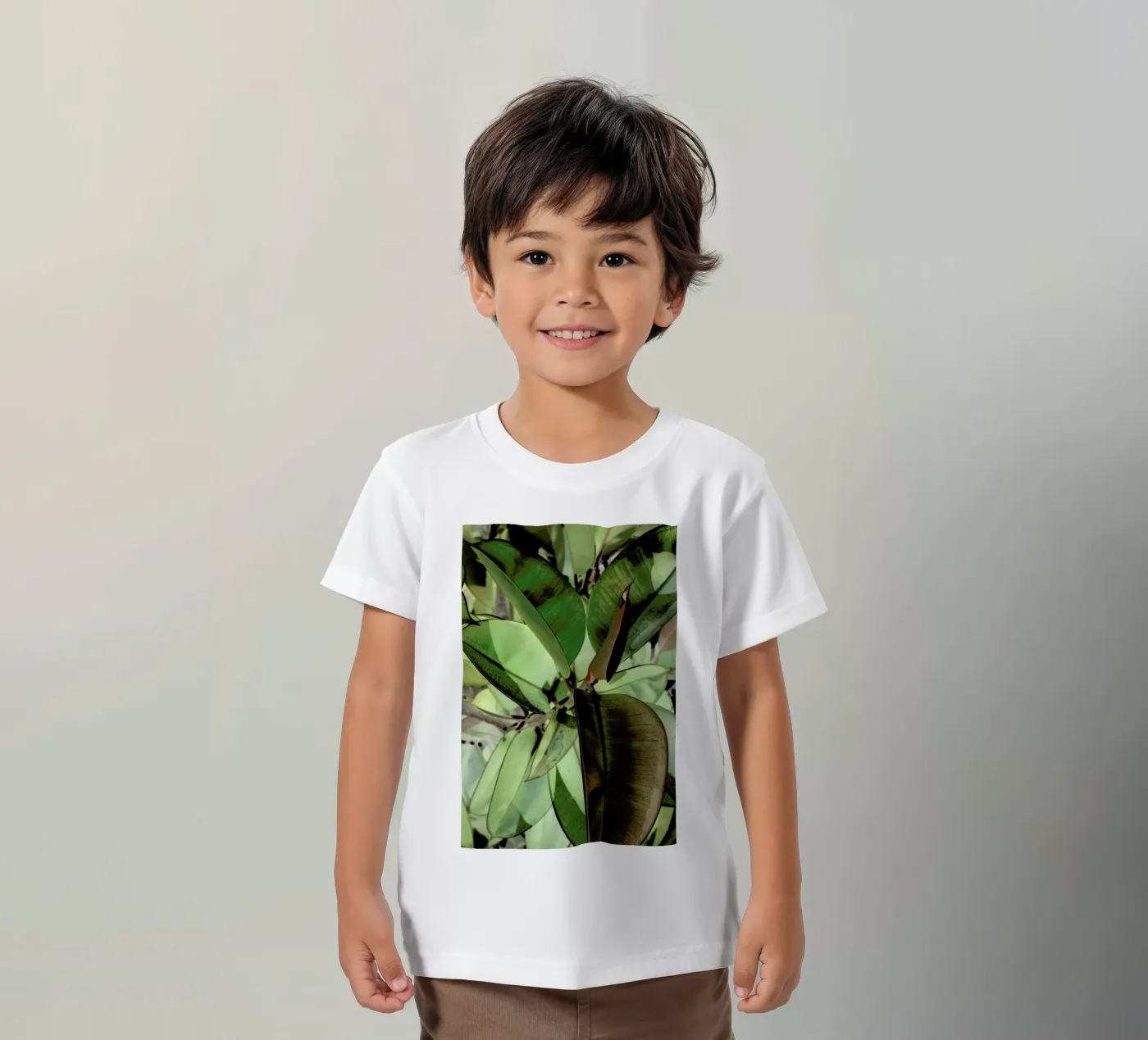 Ficus Elastica t-shirt bambini da Shot By Clint