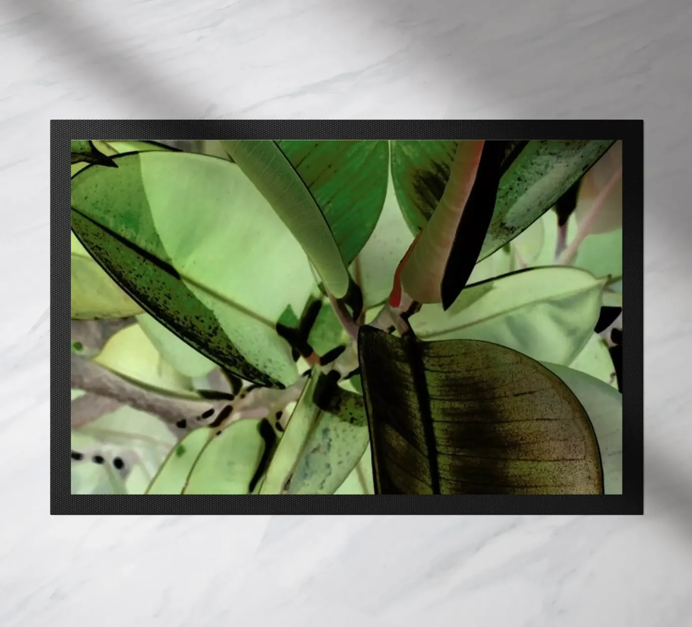 Ficus Elastica paillasson de Shot By Clint