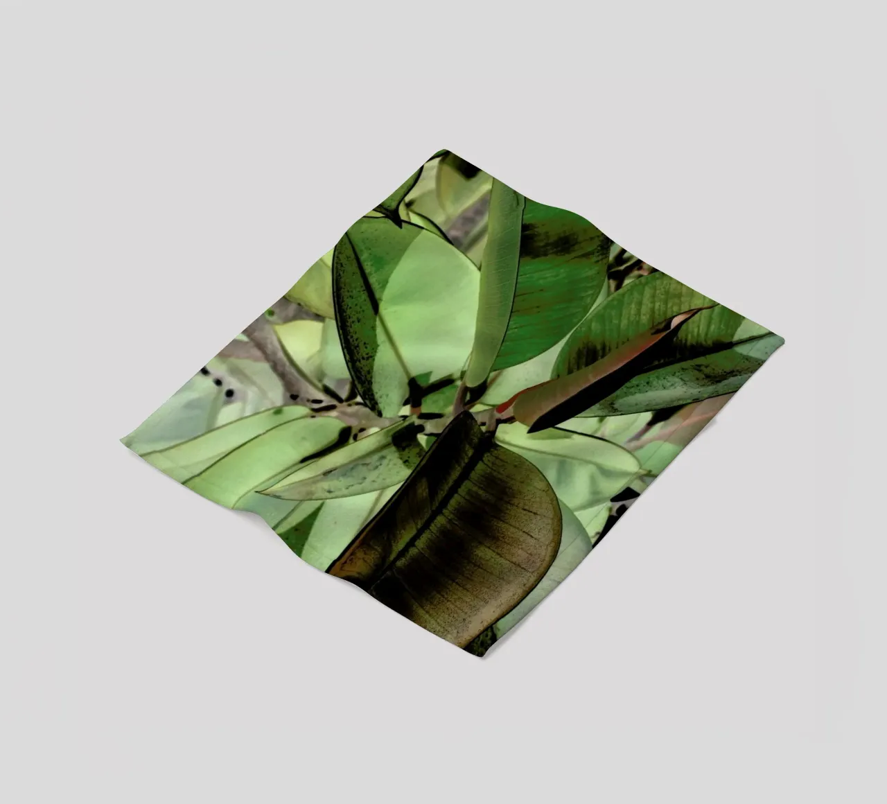 Ficus Elastica coperta in pile da Shot By Clint