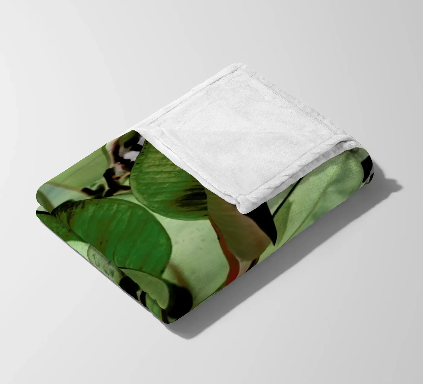 Ficus Elastica fleecedeken van Shot By Clint