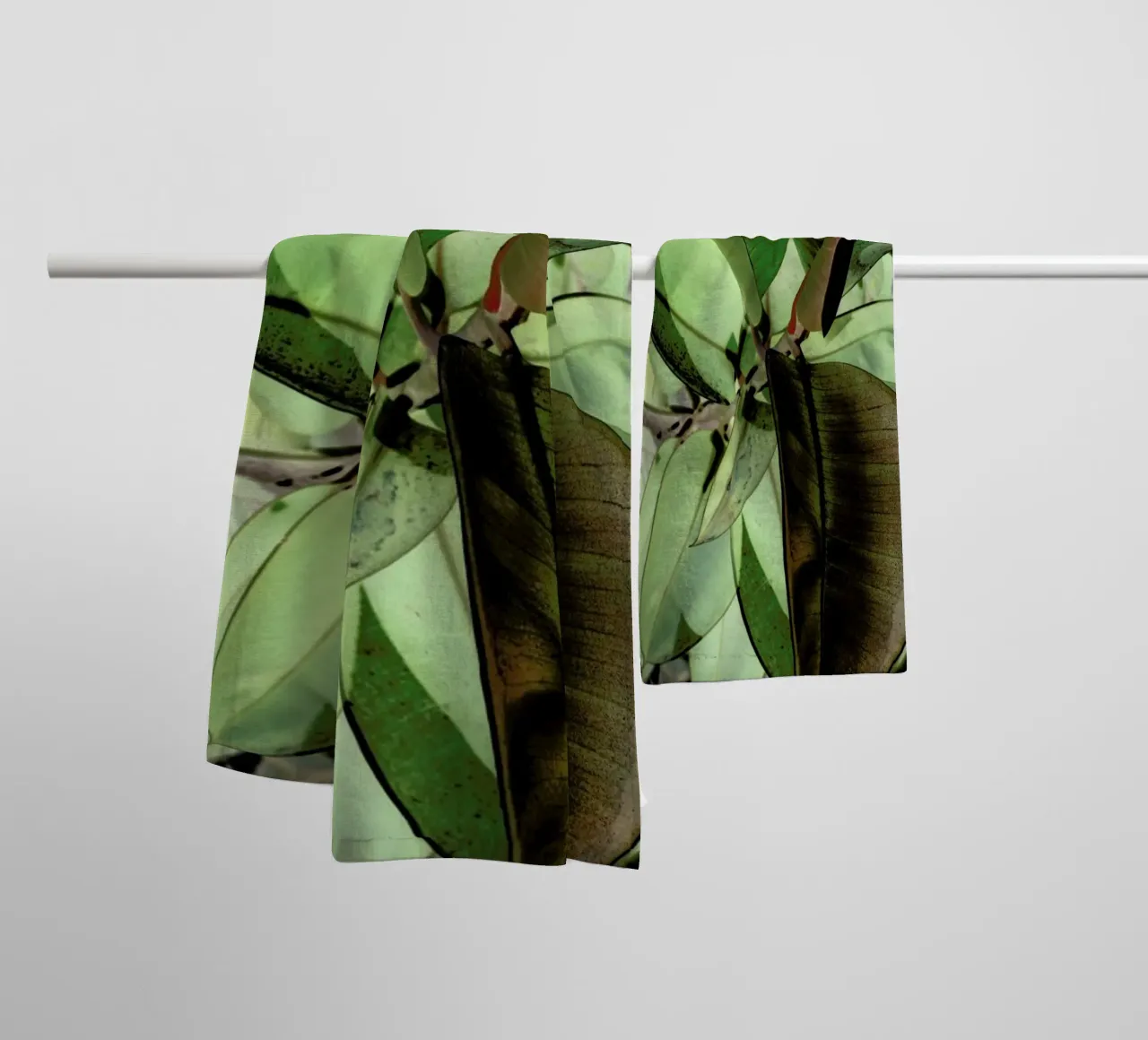 Ficus Elastica asciugamano da bagno da Shot By Clint
