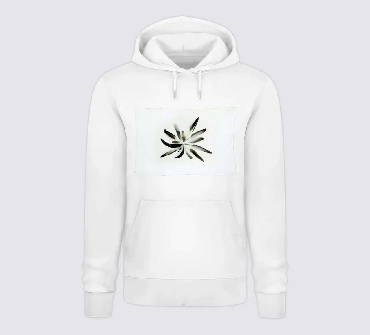 Feathers Circle felpa con cappuccio da Miles of Light