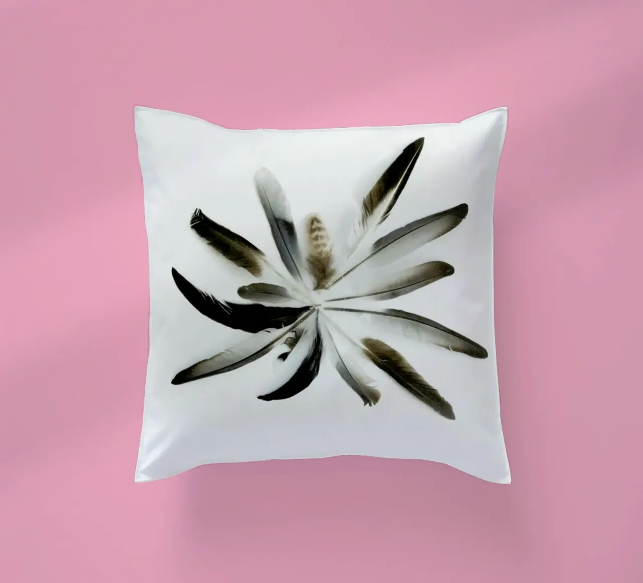 Feathers Circle cuscino da Miles of Light