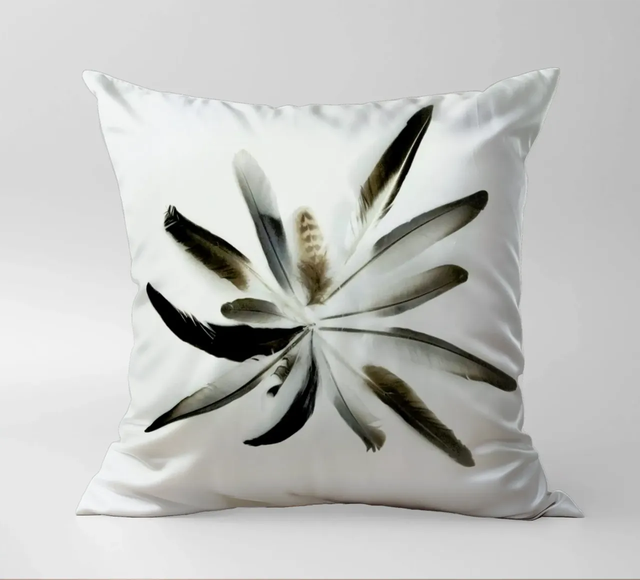 Feathers Circle cuscino da Miles of Light