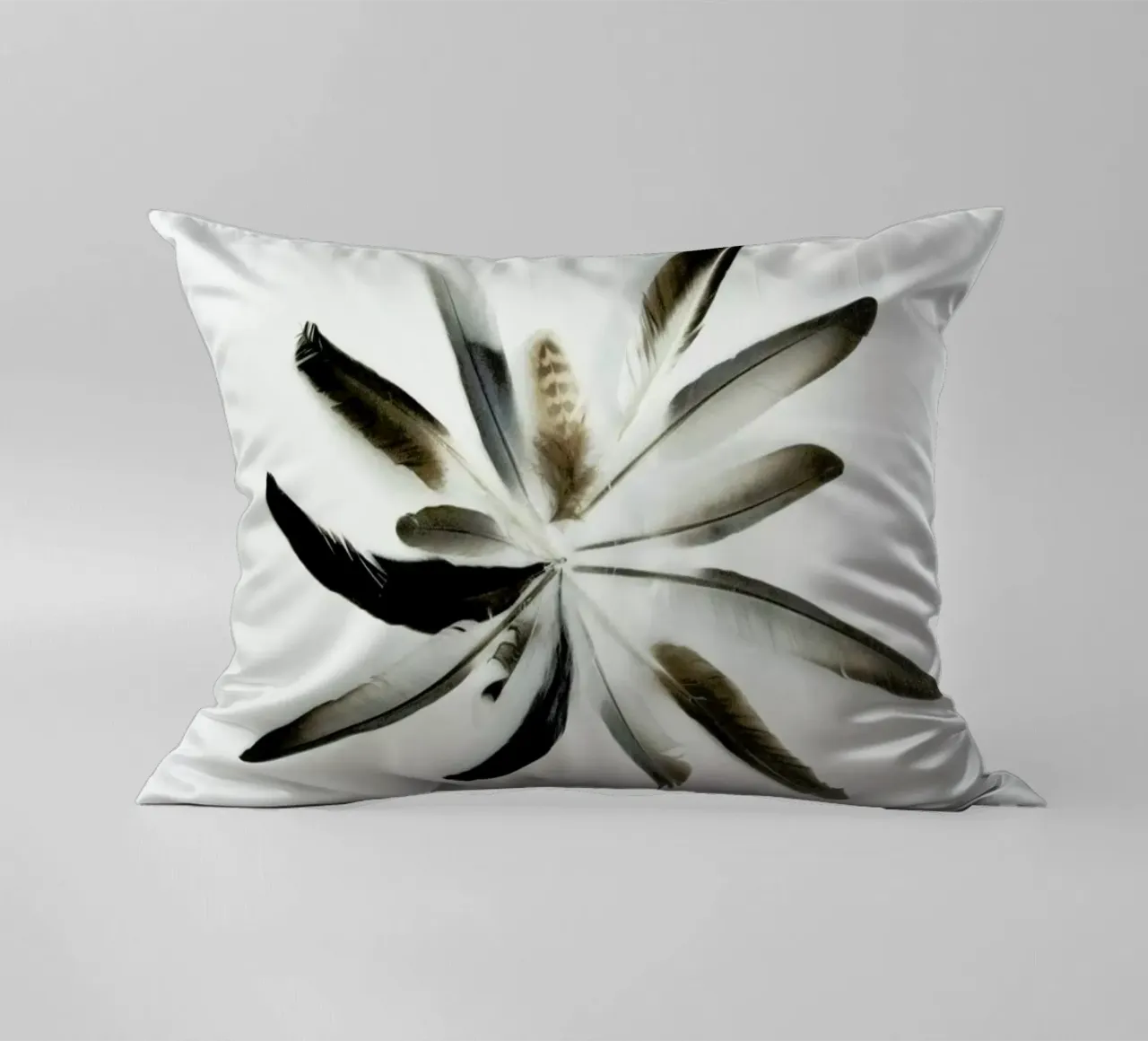 Feathers Circle cuscino da Miles of Light