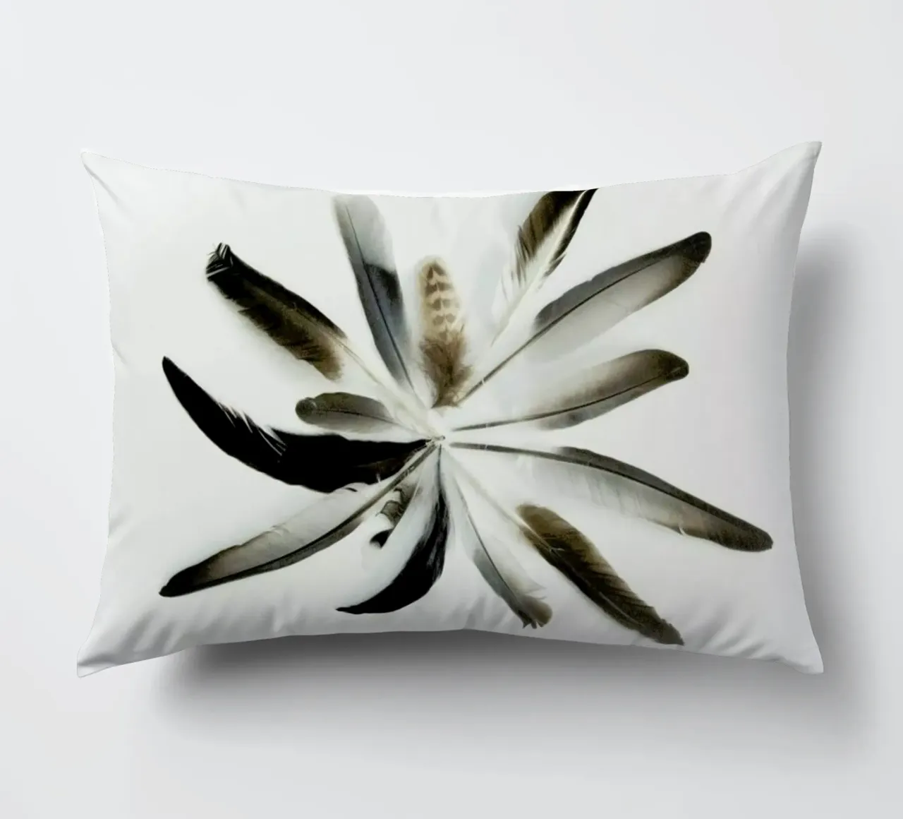 Feathers Circle cuscino da Miles of Light