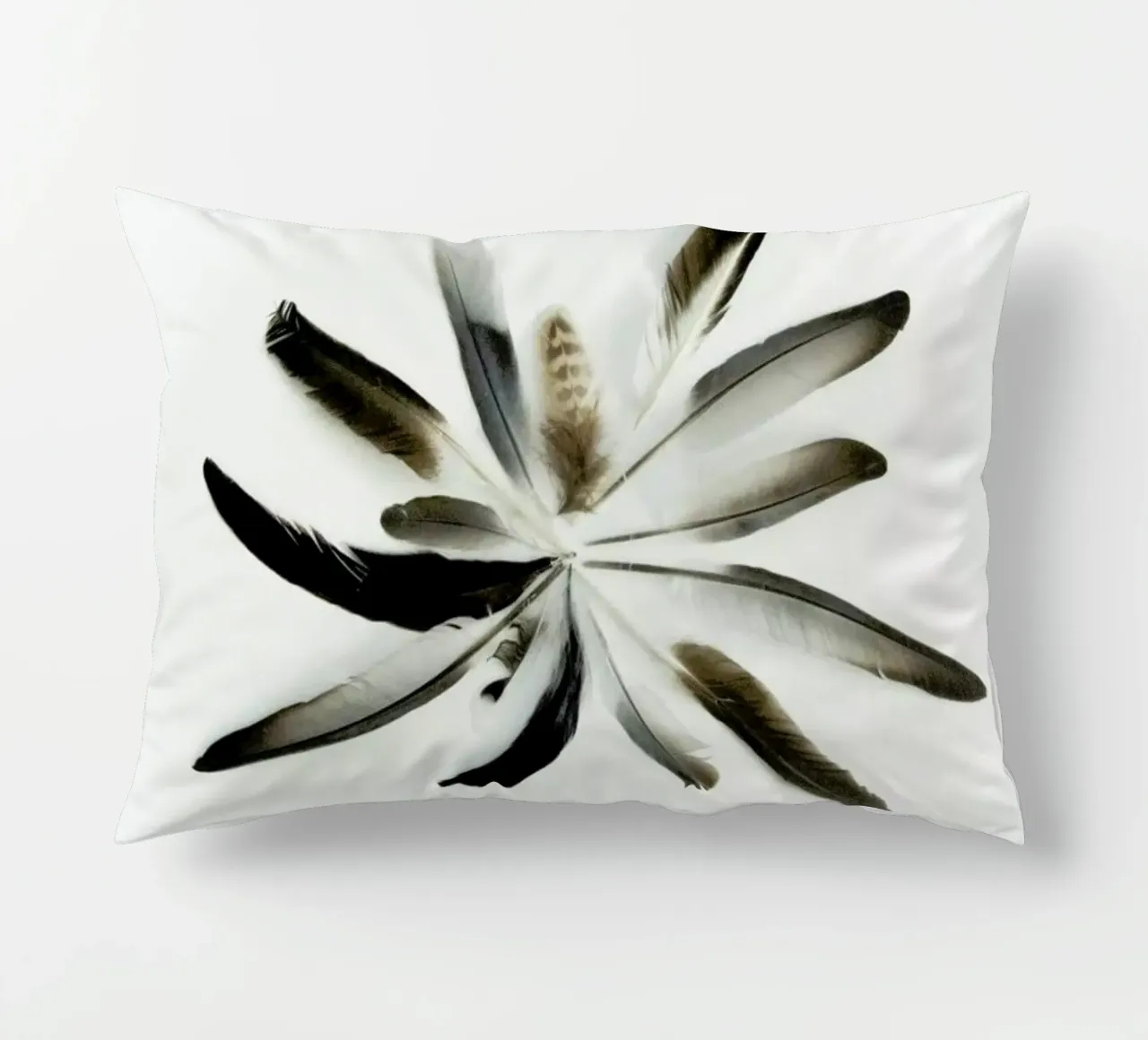 Feathers Circle cuscino da Miles of Light