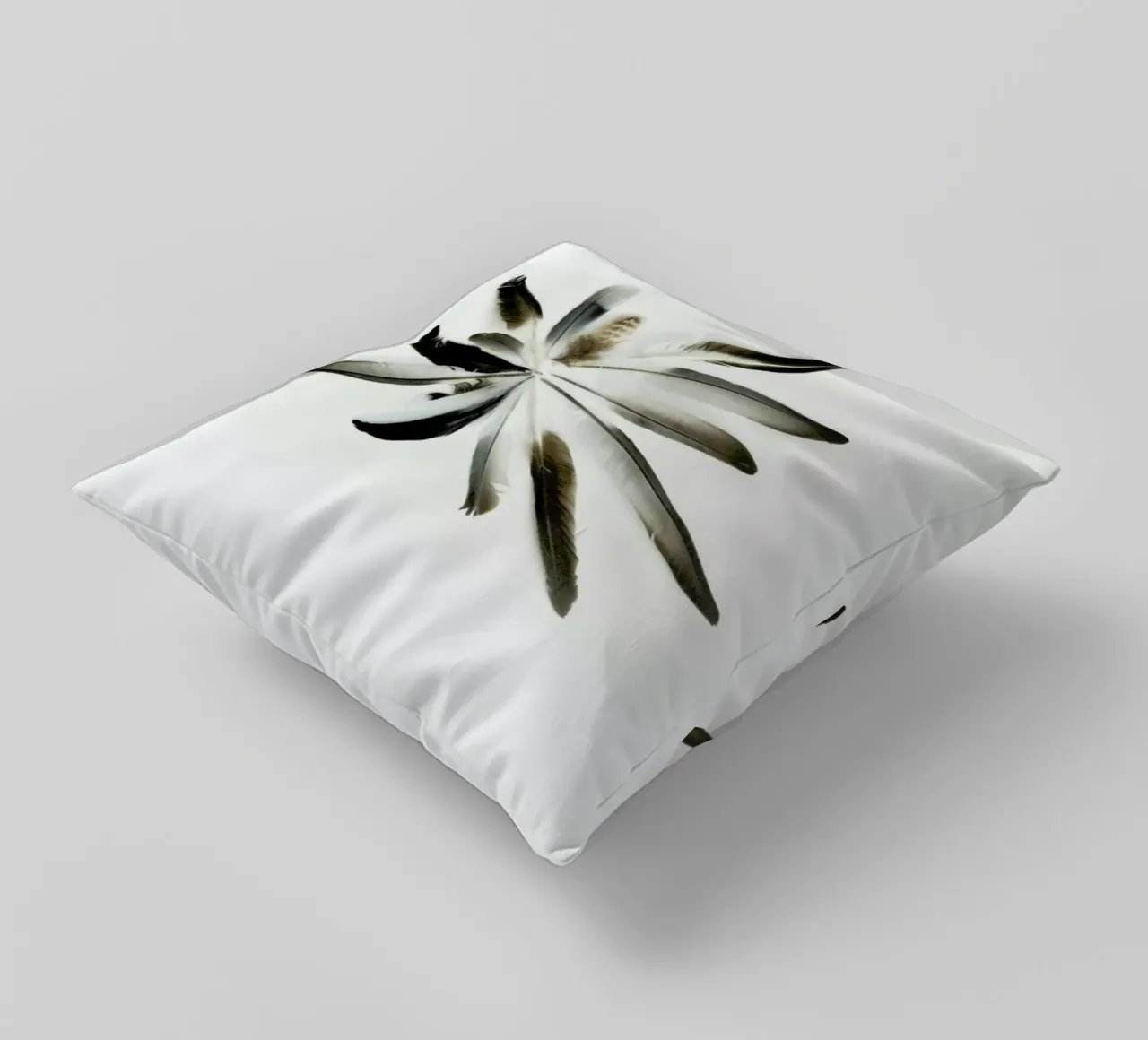 Feathers Circle cuscino da Miles of Light