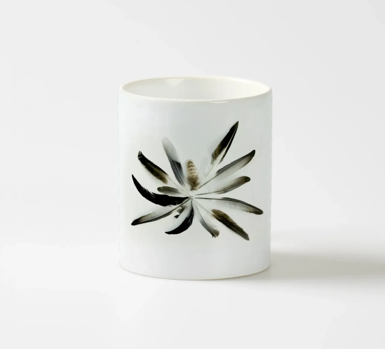 Feathers Circle tazza in ceramica da Miles of Light