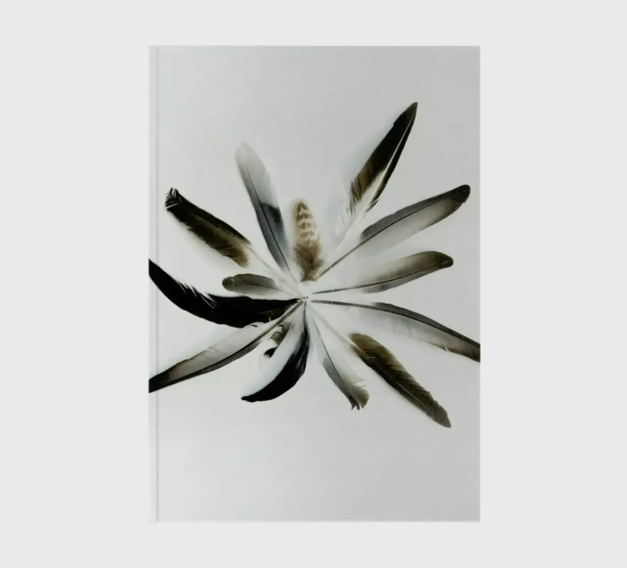 Feathers Circle notebook by Miles of Light