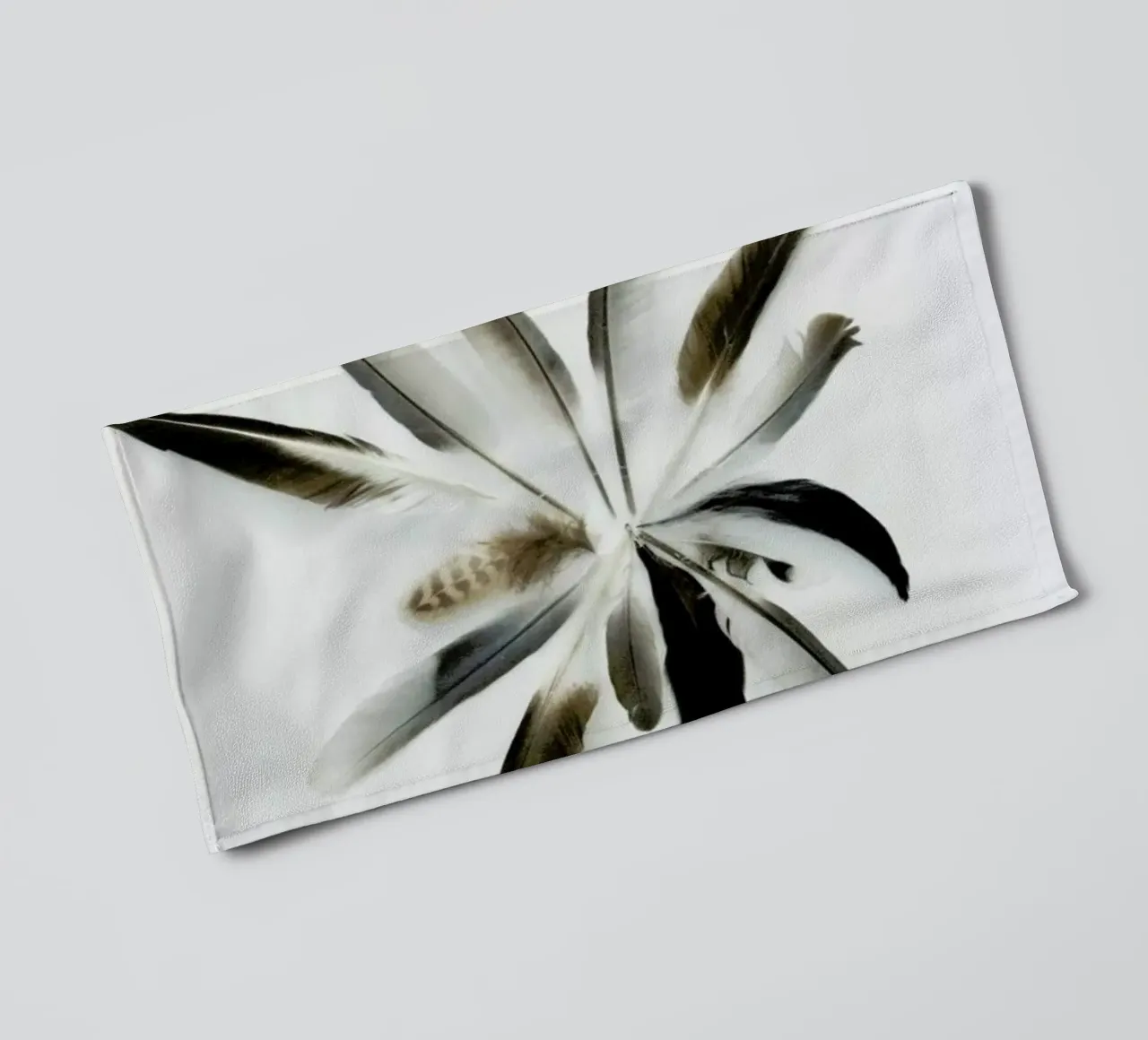 Feathers Circle asciugamano da bagno da Miles of Light