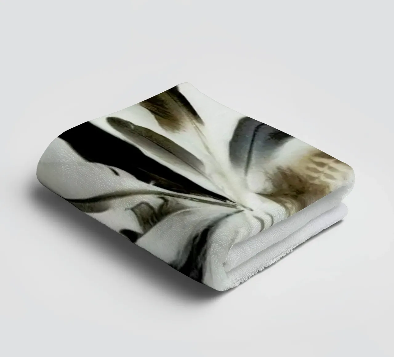 Feathers Circle asciugamano da bagno da Miles of Light