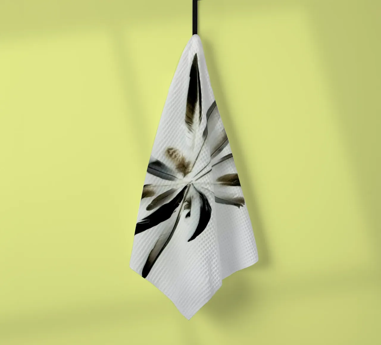 Feathers Circle canovaccio da cucina da Miles of Light