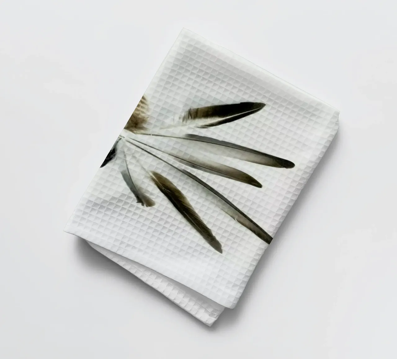 Feathers Circle canovaccio da cucina da Miles of Light