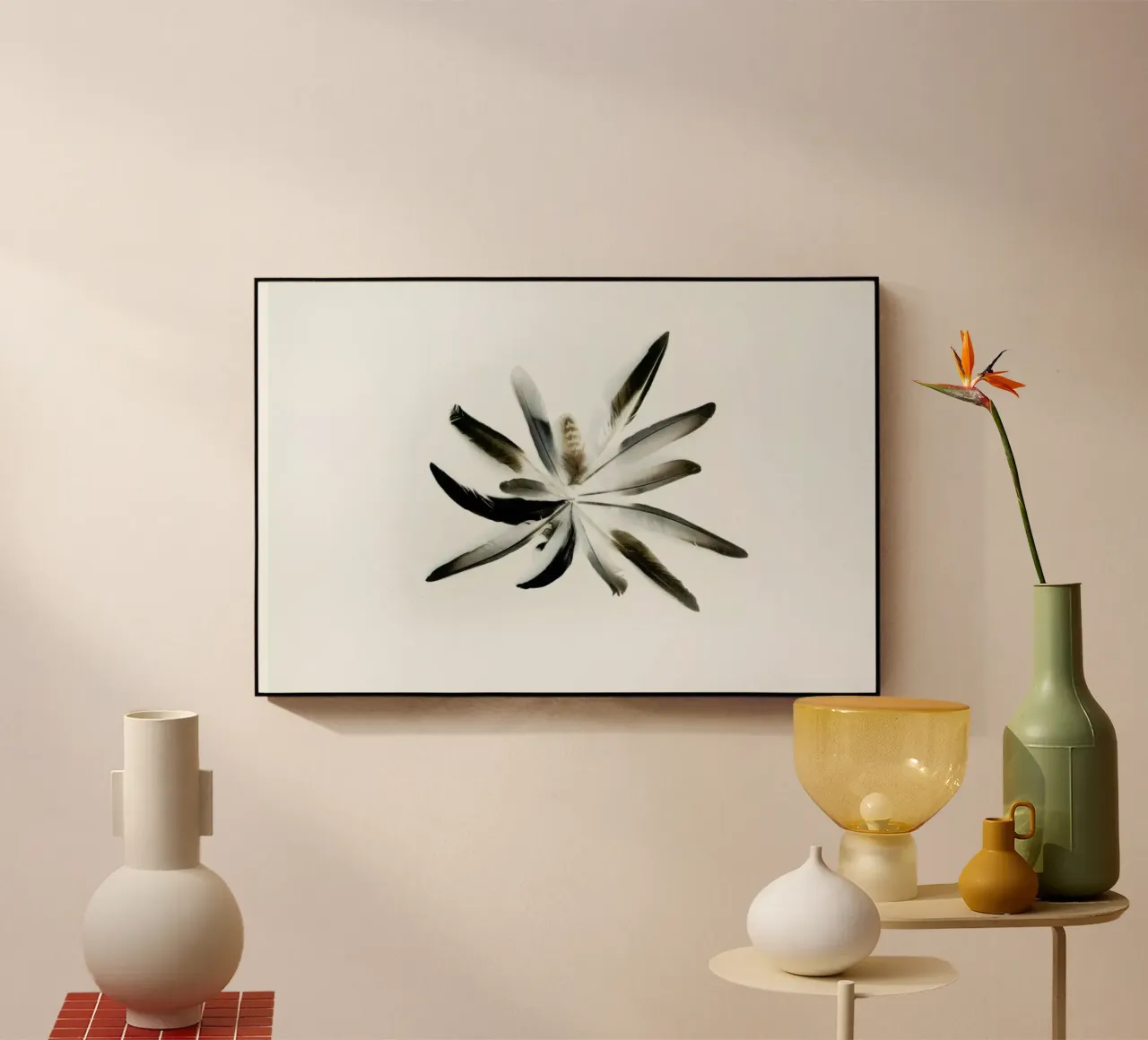 Feathers Circle plexiglass da Miles of Light