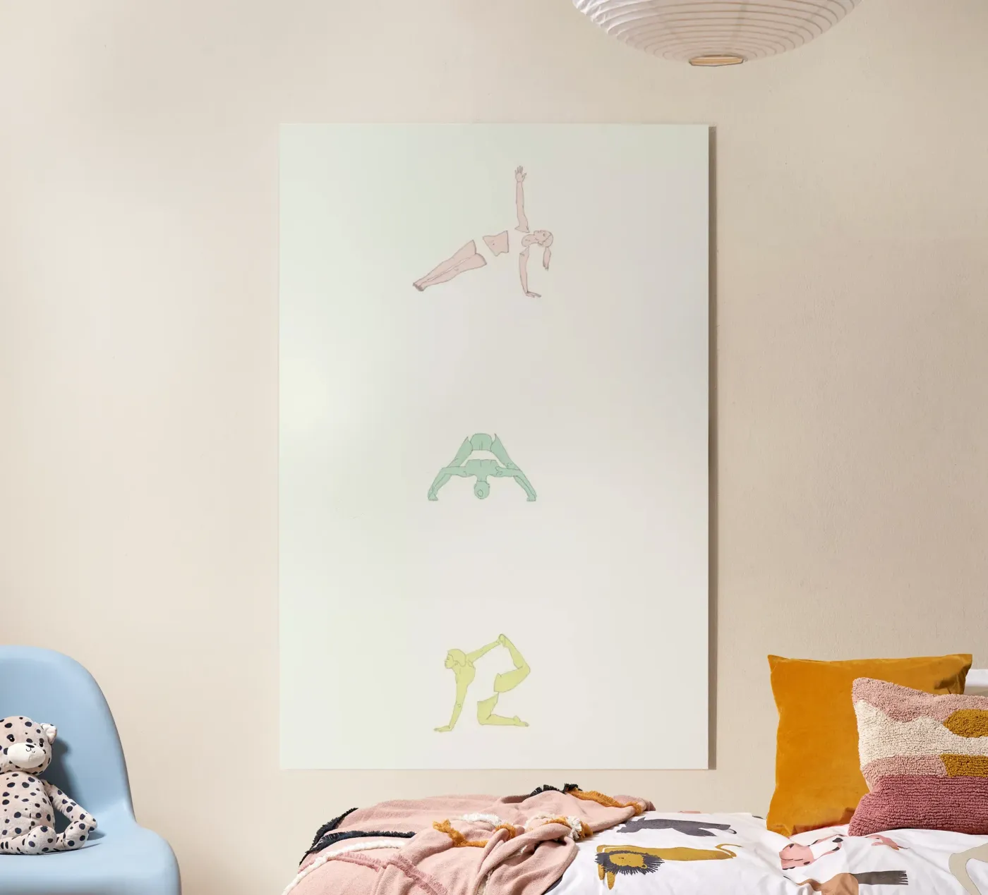 Yoga Practice 2 plexiglass da Sandra De Leon