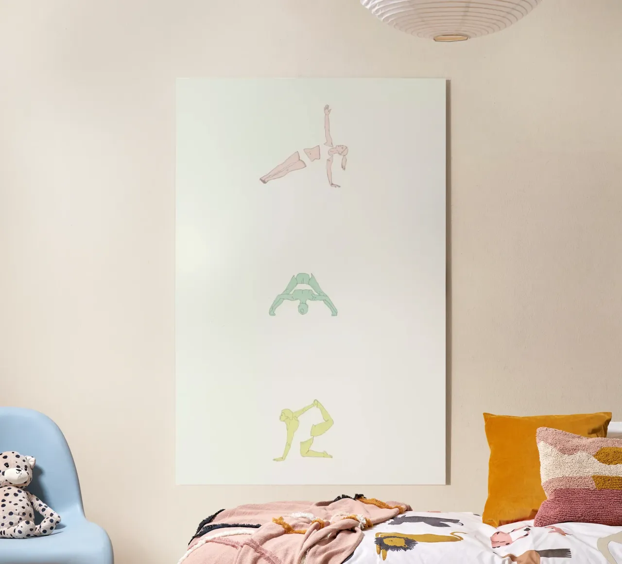 Yoga Practice 2 plexiglass da Sandra De Leon