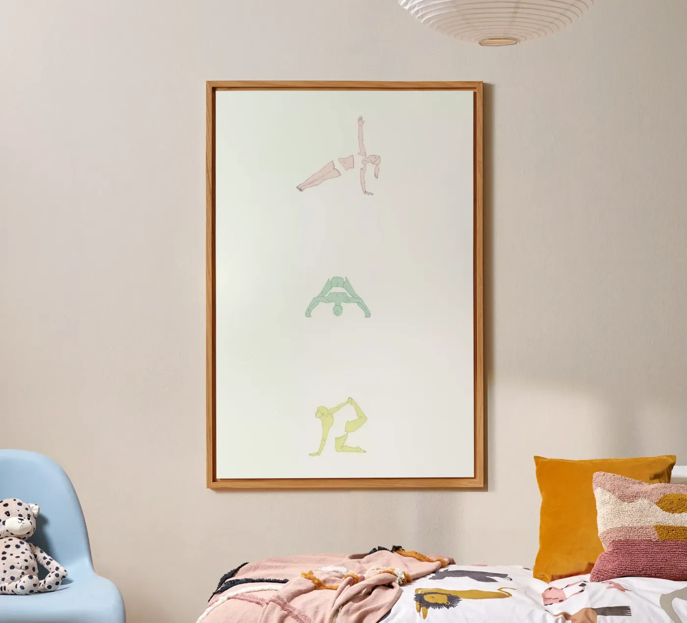 Yoga Practice 2 alluminio dibond da Sandra De Leon