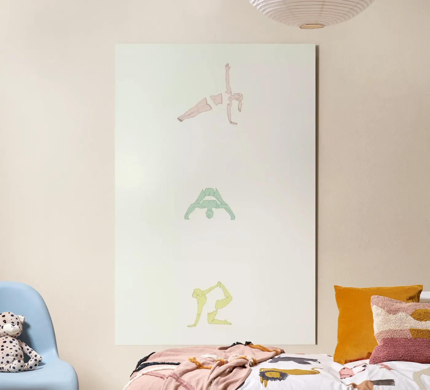 Yoga Practice 2 alluminio dibond da Sandra De Leon