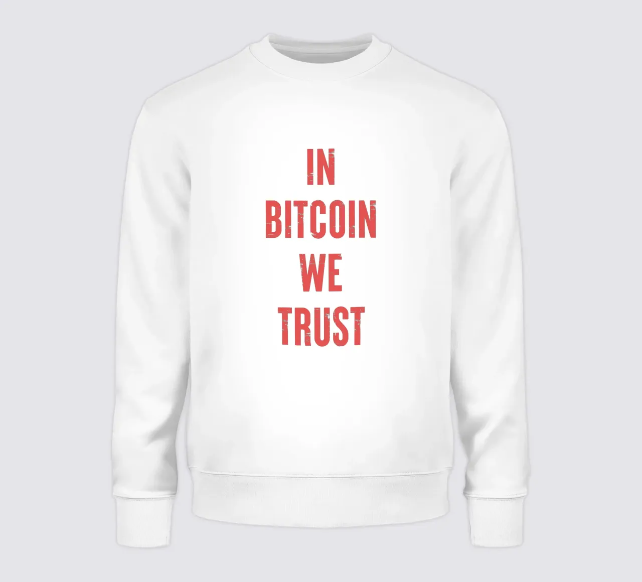 In Bitcoin We Trust felpa da Vintagrafica