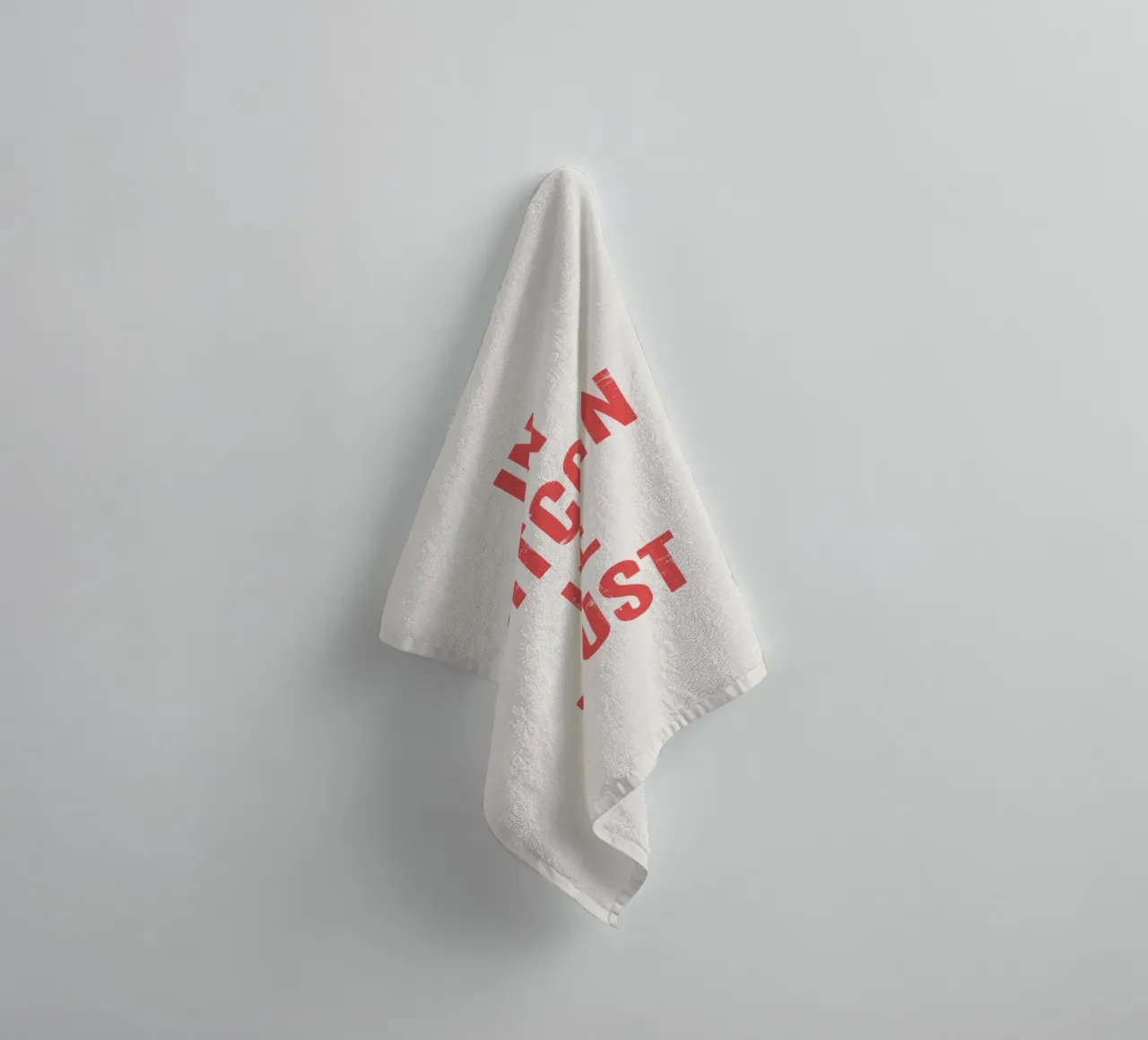 In Bitcoin We Trust asciugamano da bagno da Vintagrafica