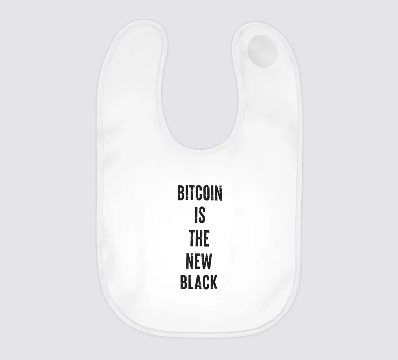 Bitcoin ist das neue Schwarz Babylätzchen von Vintagrafica