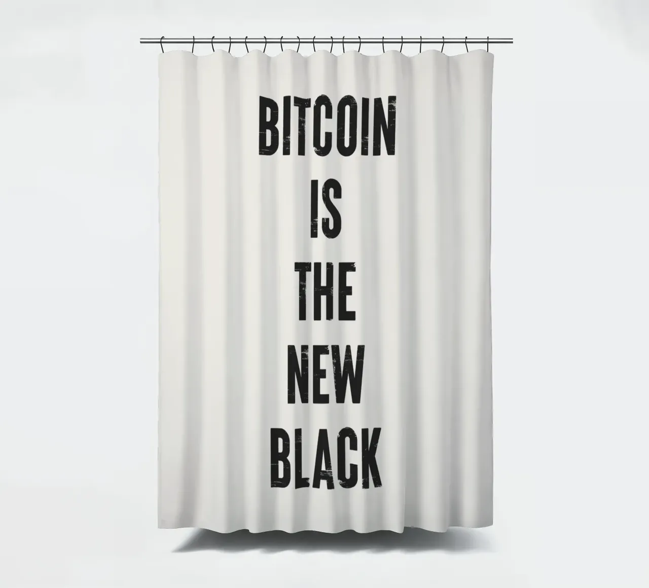 Bitcoin ist das neue Schwarz Duschvorhang von Vintagrafica