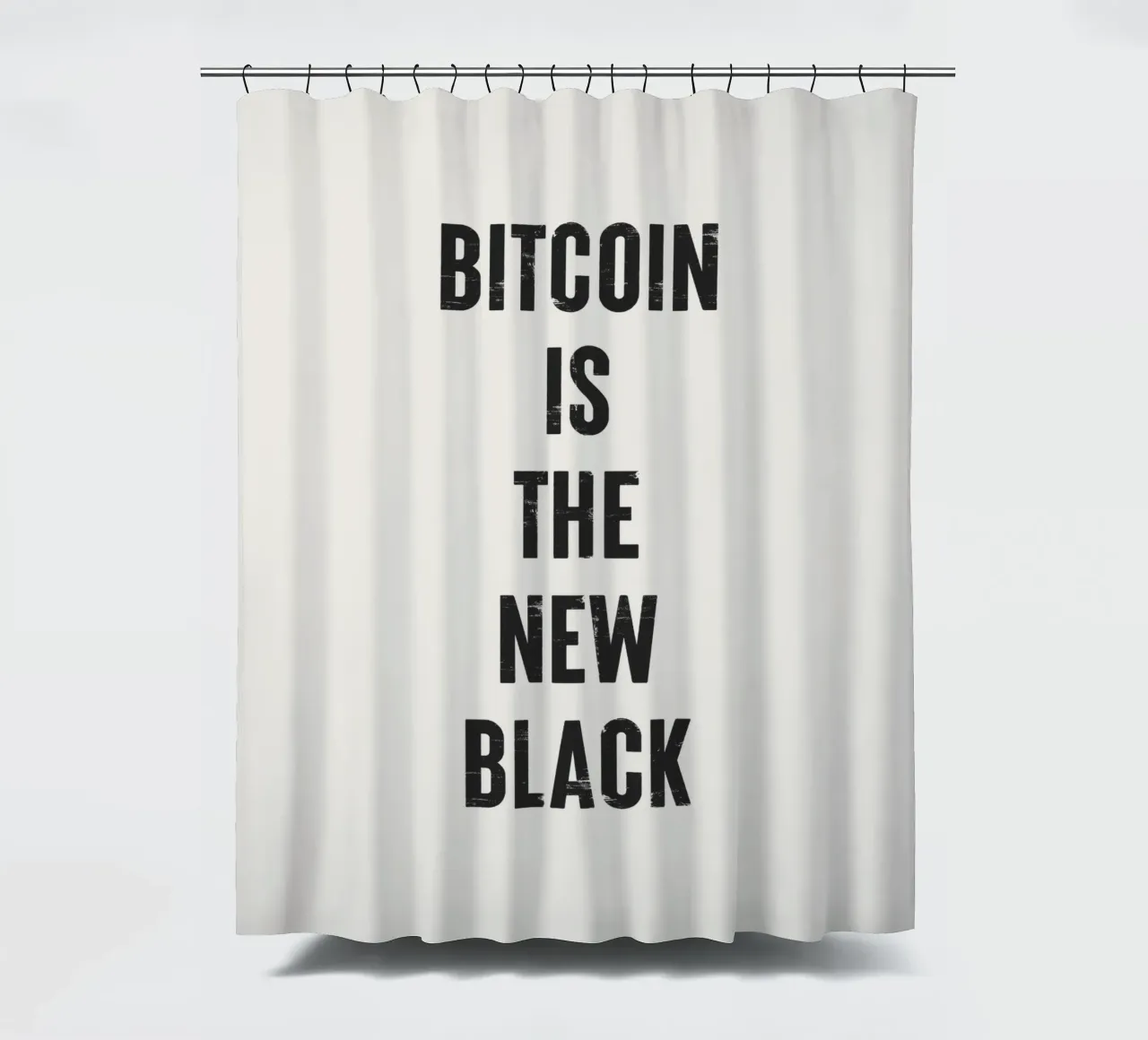 Bitcoin ist das neue Schwarz Duschvorhang von Vintagrafica