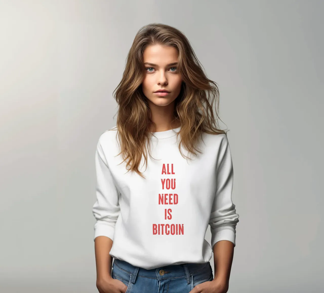 Tutto ciò che serve è Bitcoin felpa da Vintagrafica