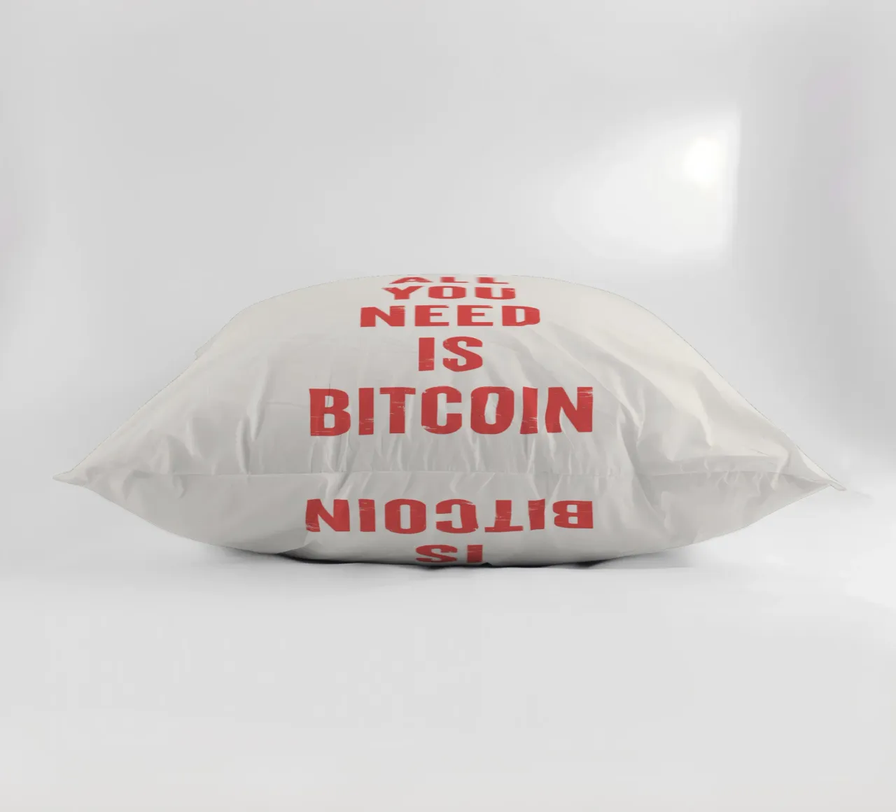 Tutto ciò che serve è Bitcoin cuscino da Vintagrafica