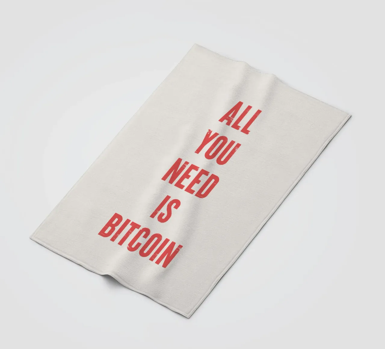 Tutto ciò che serve è Bitcoin coperta in pile da Vintagrafica