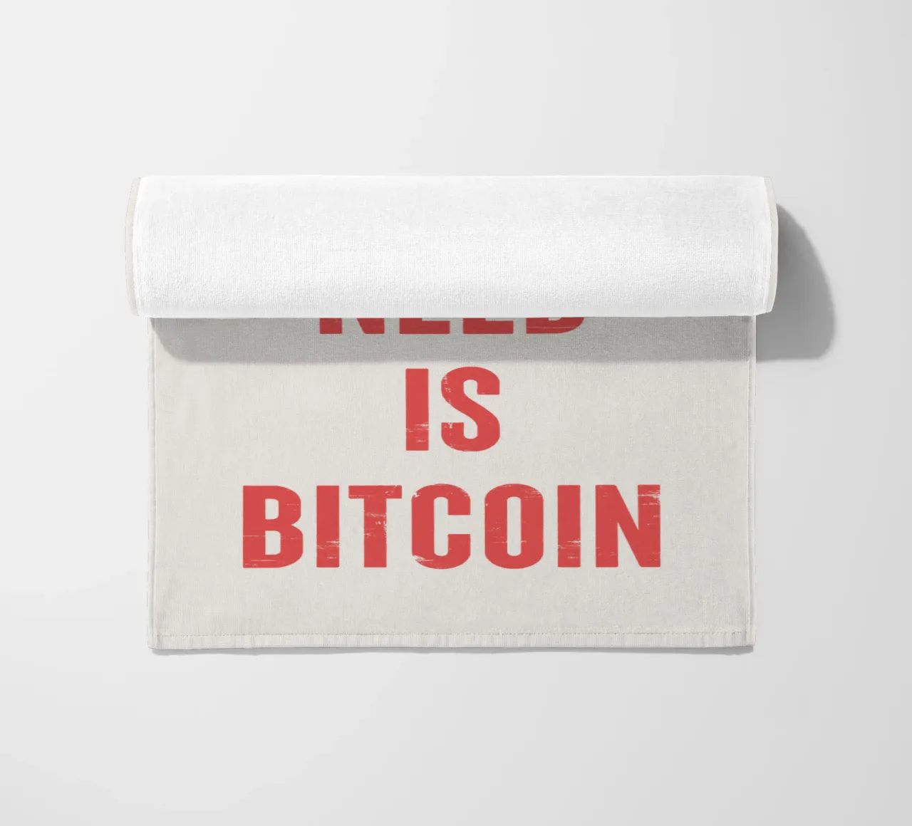 Tutto ciò che serve è Bitcoin telo mare da Vintagrafica