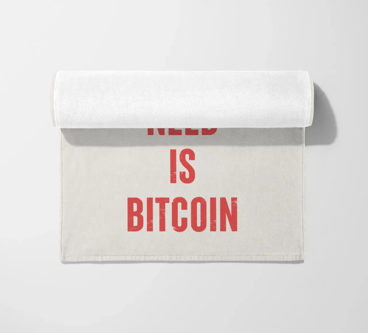 Tutto ciò che serve è Bitcoin telo mare da Vintagrafica