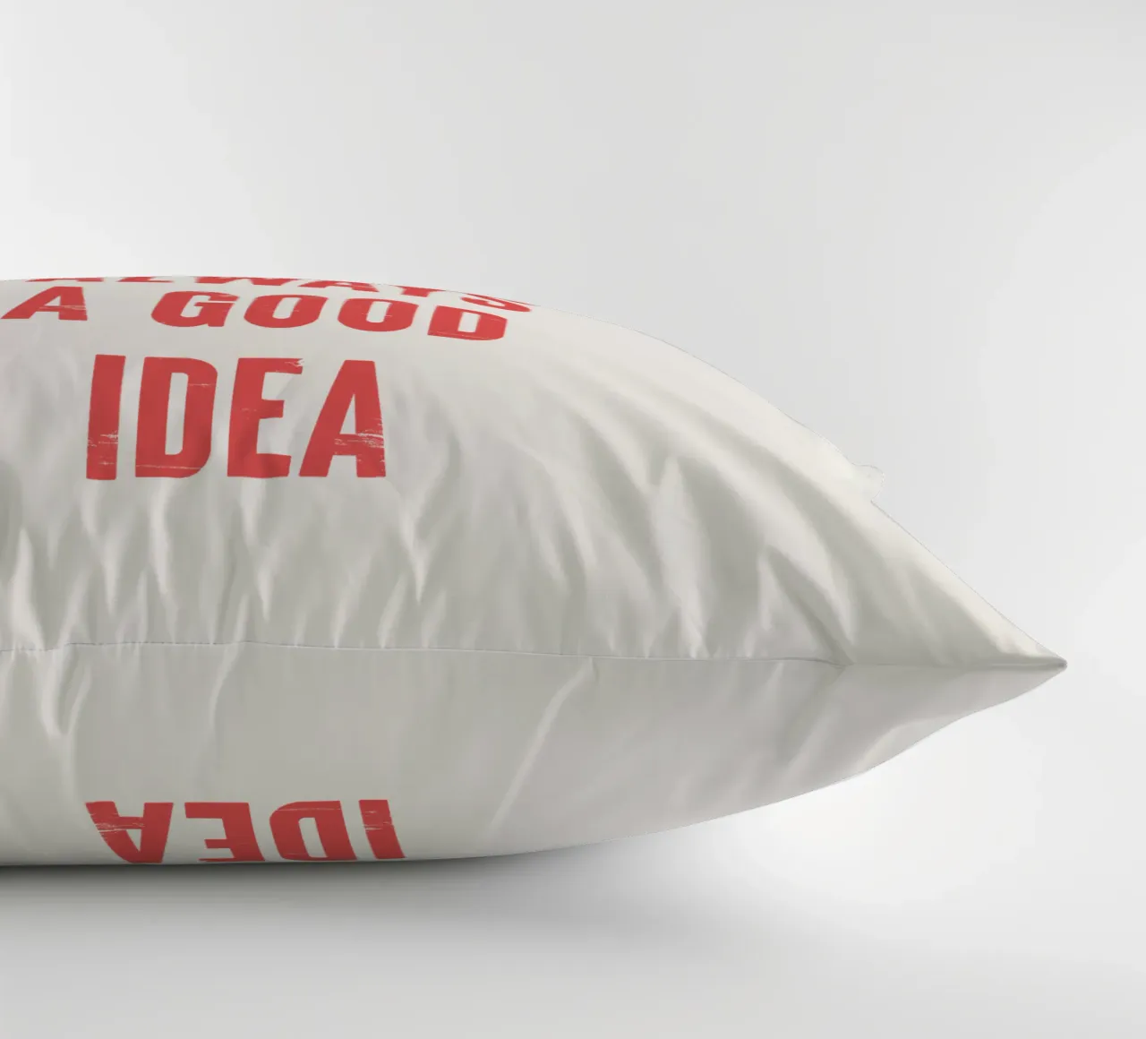 Bitcoin is always a good idea decorative cushion by Vintagrafica
