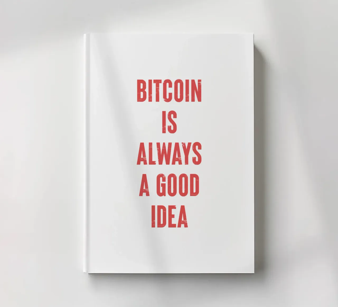 Le bitcoin est toujours une bonne idée carnet de notes de Vintagrafica
